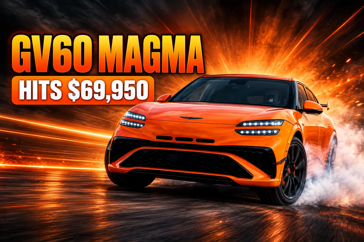 Genesis GV60 Magma priced at $69,950 halo