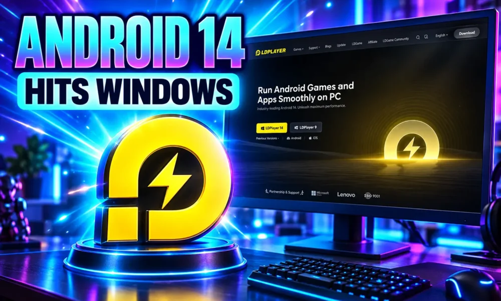 LDPlayer 14 Android 14 emulator on Windows PCs