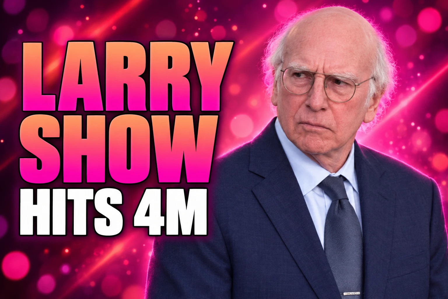 Larry David HBO series 4 million viewers
