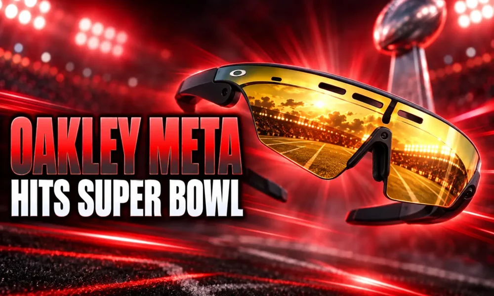 Oakley Meta Super Bowl ad AI glasses campaign