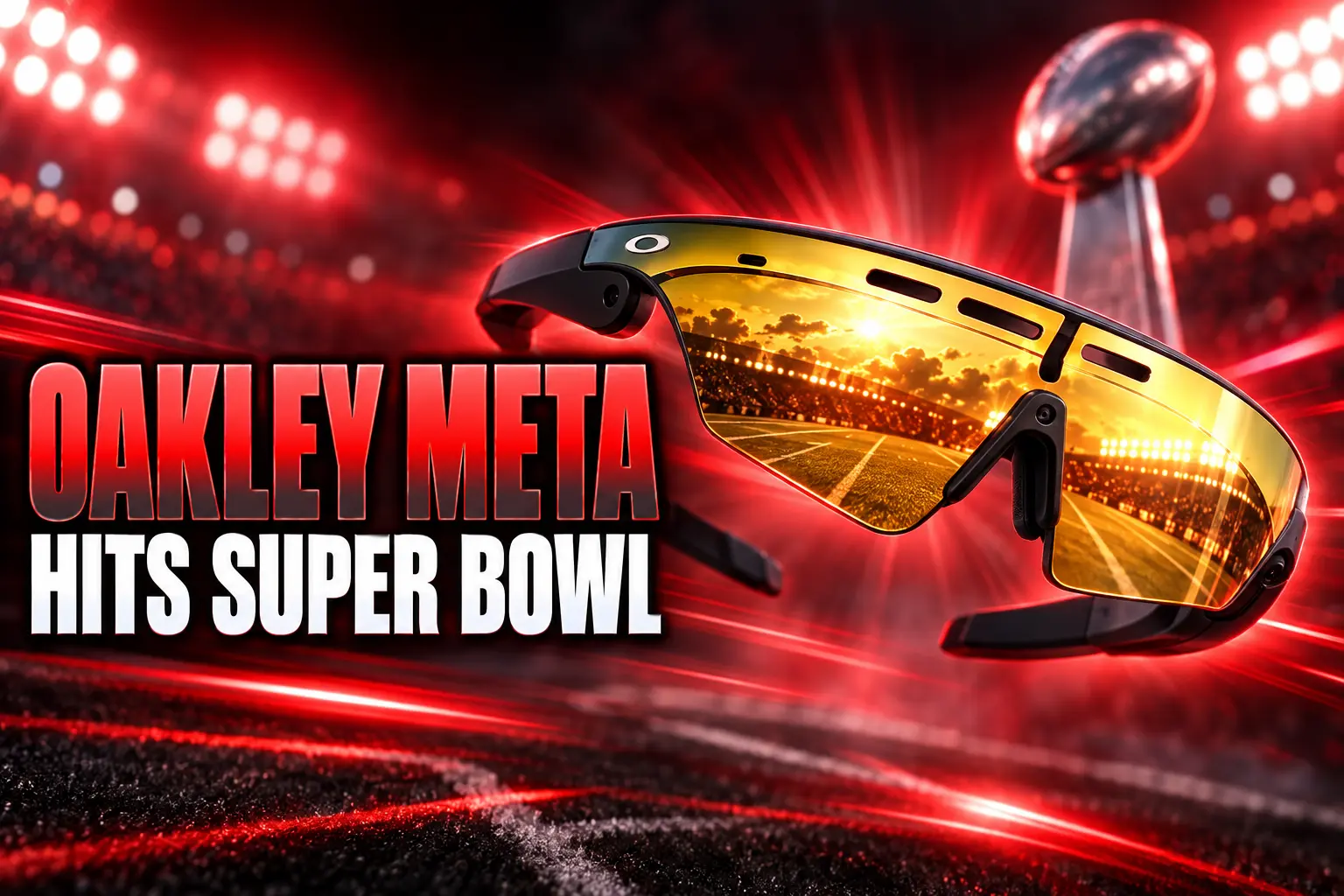 Oakley Meta Super Bowl ad AI glasses campaign