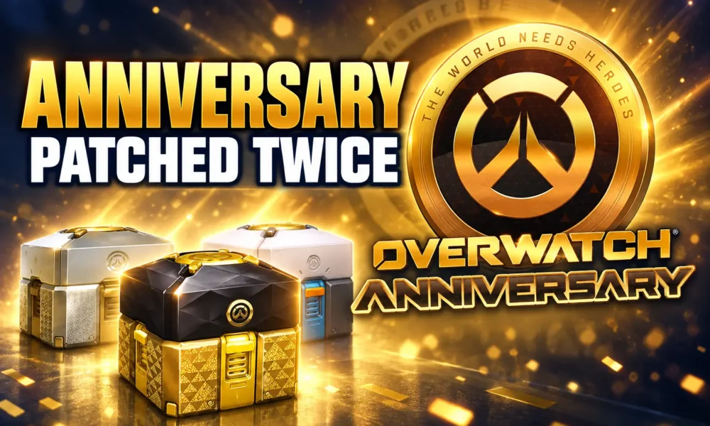 Overwatch 10th anniversary patched twice public