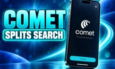 Perplexity Comet iPhone browser Google default search