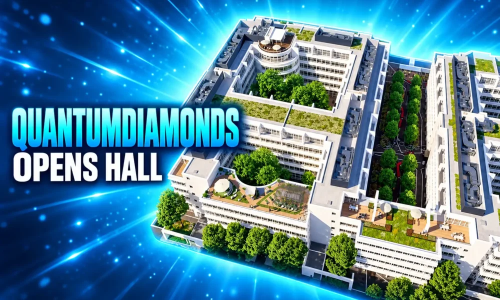 QuantumDiamonds QDm.1 Munich quantum chip inspection hall