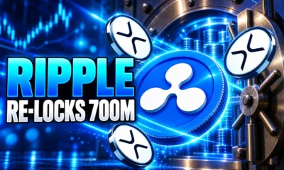 Ripple re-locks 700 million XRP after September unlock