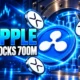 Ripple re-locks 700 million XRP after September unlock
