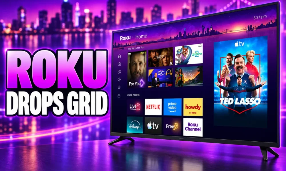 Roku new home screen cannot switch back to grid