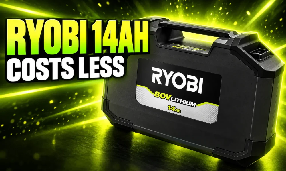 Ryobi 80V 14Ah battery OP8014BCA $699 runtime