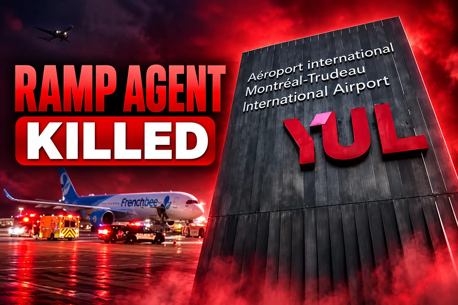 Samsic ramp agent killed Montreal YUL pushback