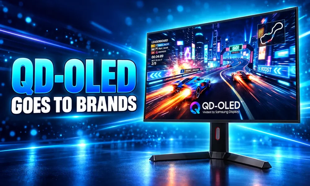 Samsung Display 4K 360Hz QD-OLED Computex panel