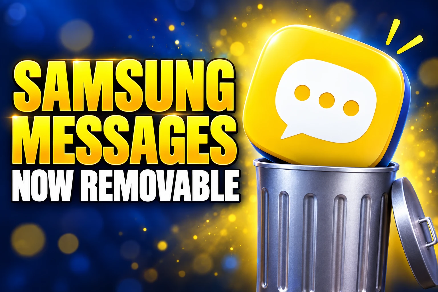 Samsung Messages uninstall One UI 9 after US cutoff