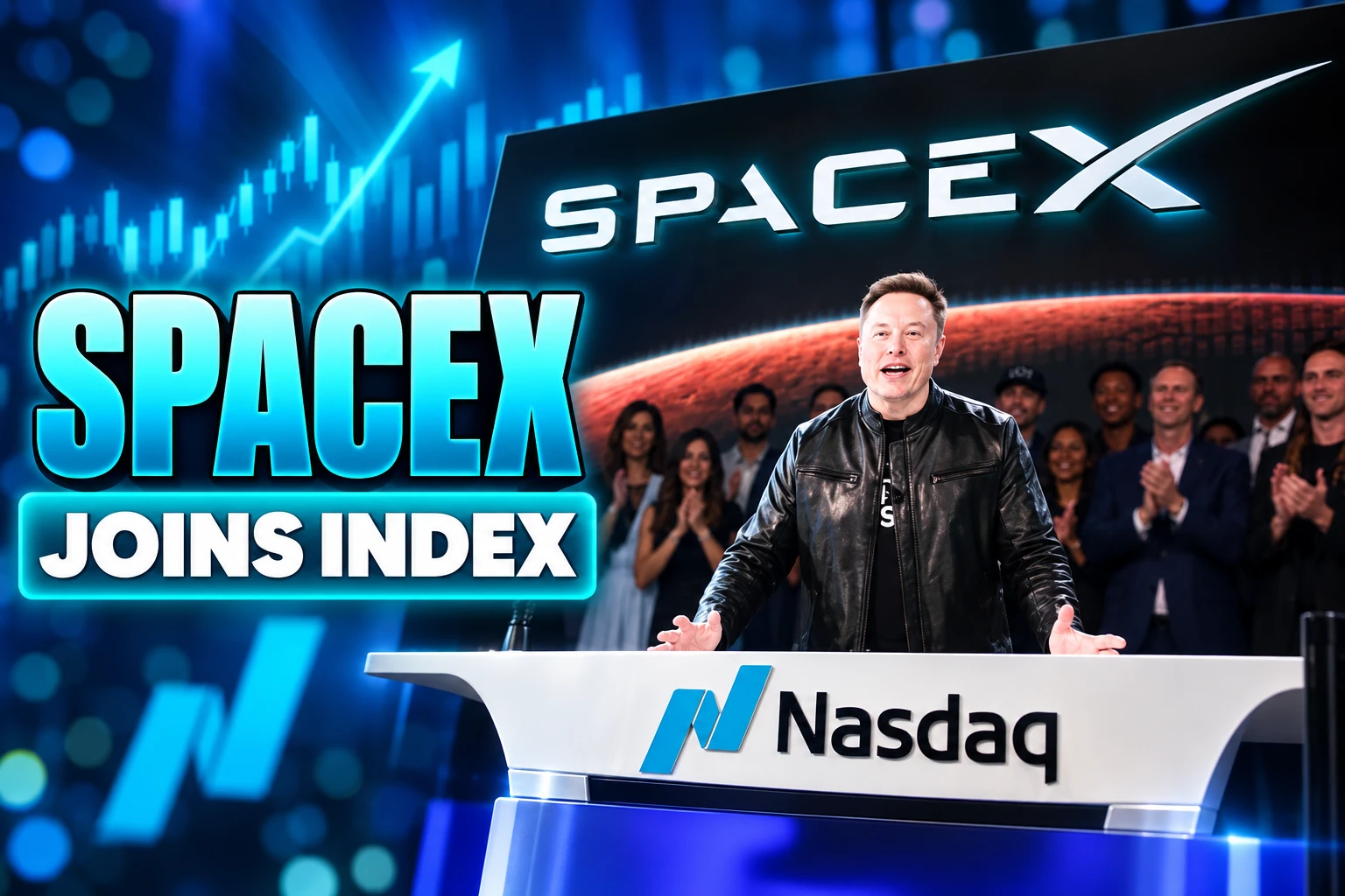 SpaceX joins Nasdaq-100 after 15-day Fast Entry