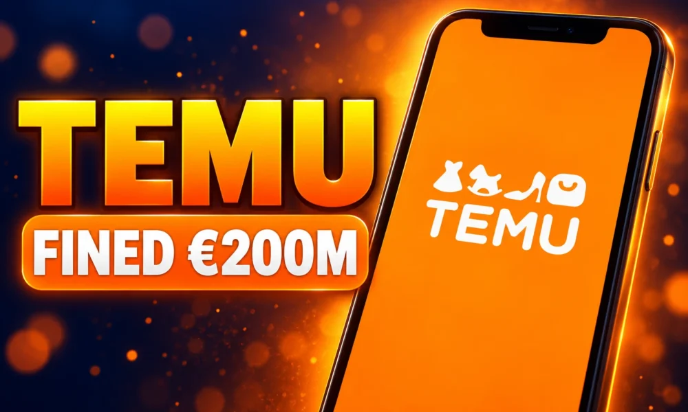 Temu EU Digital Services Act 200 million euro fine