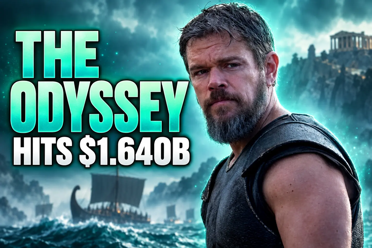 The Odyssey IMAX 70mm prologue Trojan horse sequence