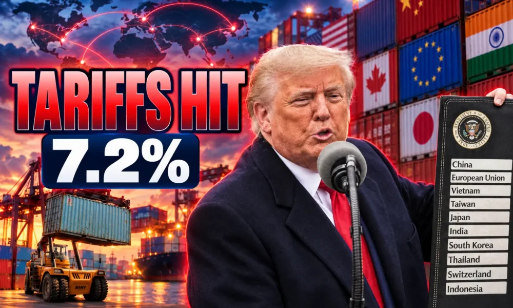 Trump tariffs 7.2 percent effective rate after court