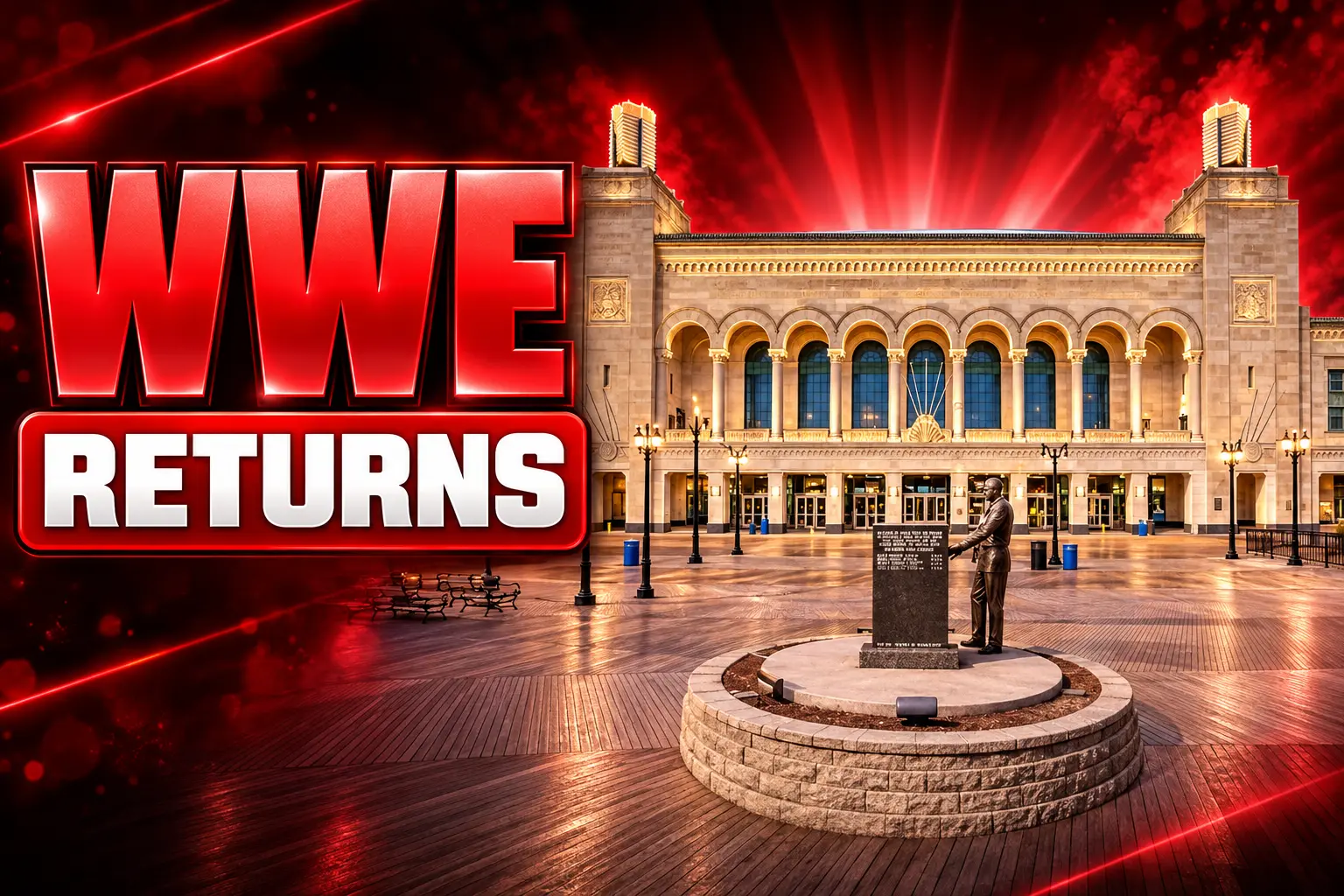 WWE Raw return Boardwalk Hall Atlantic City tickets