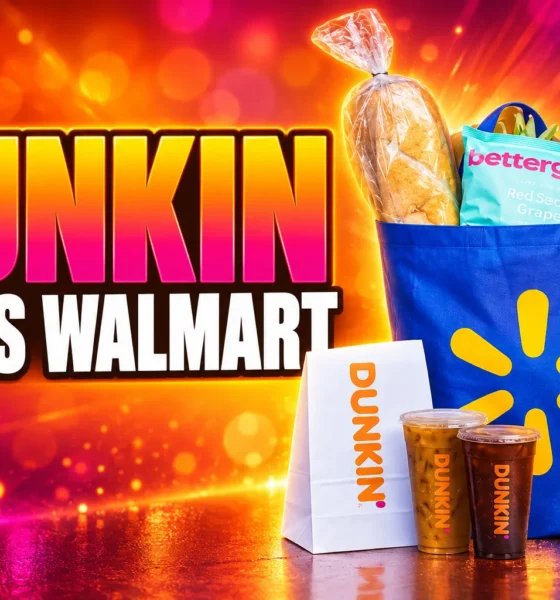 Walmart app adds Dunkin restaurant delivery