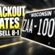 Wisconsin blackout and butter yellow license plates 2026
