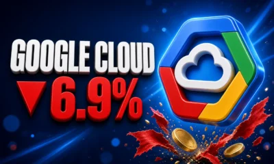 Alphabet Google Cloud 82% sales stock fell 6.9%