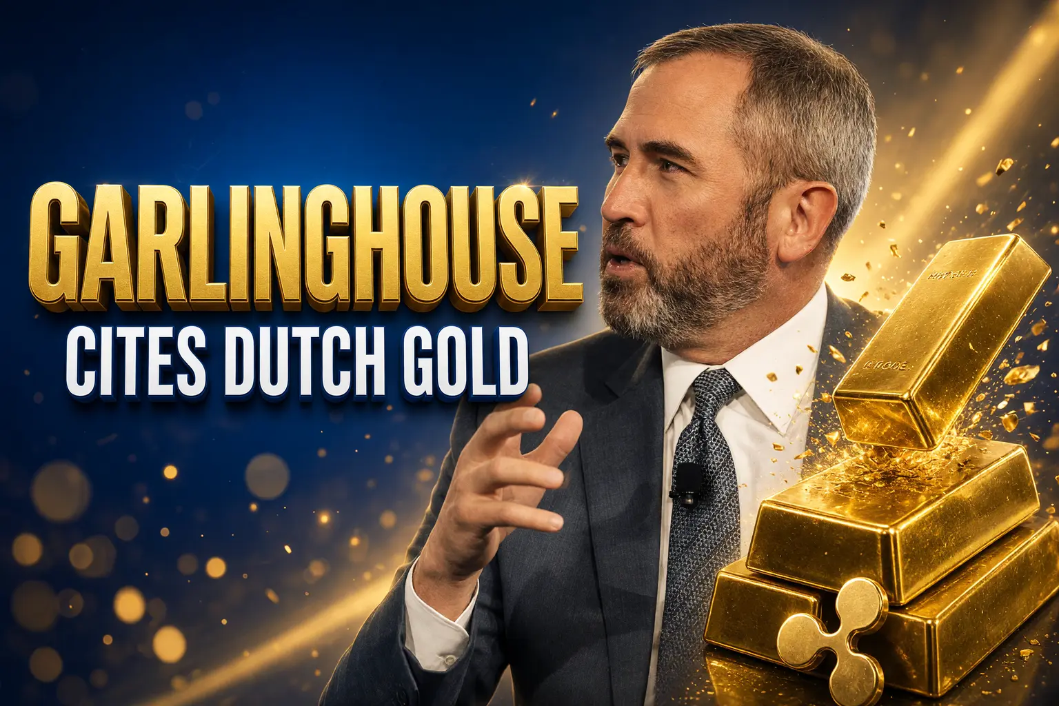 Brad Garlinghouse Dutch gold crypto central banks