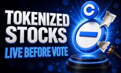 Coinbase tokenized stocks CLARITY Act Senate vote