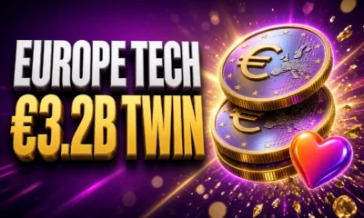 European tech funding August €3.2 billion same as last year