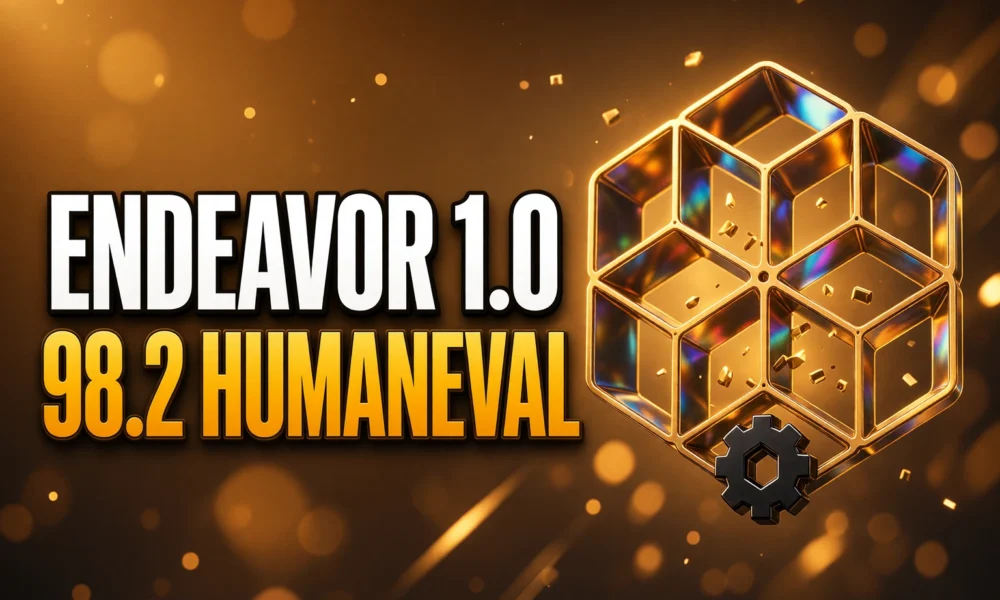 Flower Labs Endeavor 1.0 HumanEval 98.2 launch