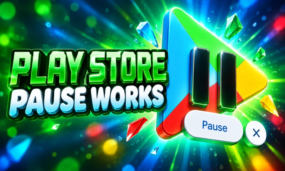 Google Play Store pause resume downloads version 53.0
