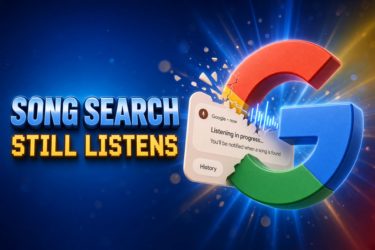 Google Song Search background listening notification AI Mode