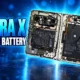 iFixit Huawei Pura X Max glued battery teardown