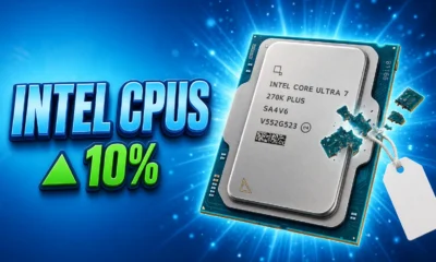 Intel October CPU price hike 10 percent factories