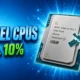 Intel October CPU price hike 10 percent factories