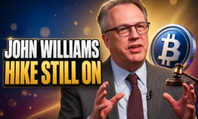 John Williams Squawk Box Bitcoin bounce rate hike