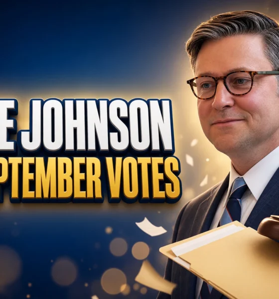 Mike Johnson cancels House September votes CLARITY Act
