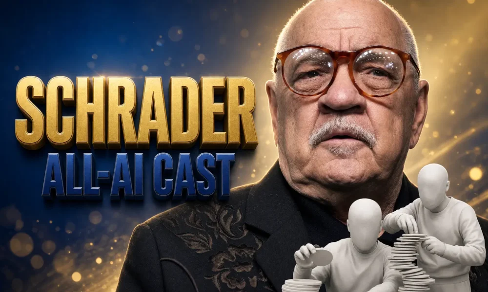 Paul Schrader generates AI actors Three Guns at Dawn