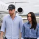 Prince Harry Meghan Markle family arrive UK Birmingham private jet