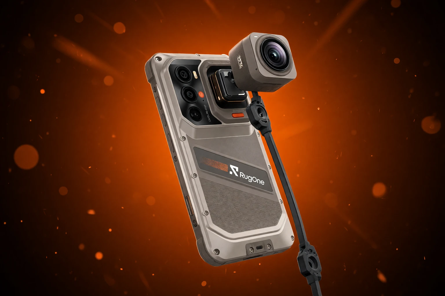 RugOne Xsnap 7 Pro detachable action camera phone