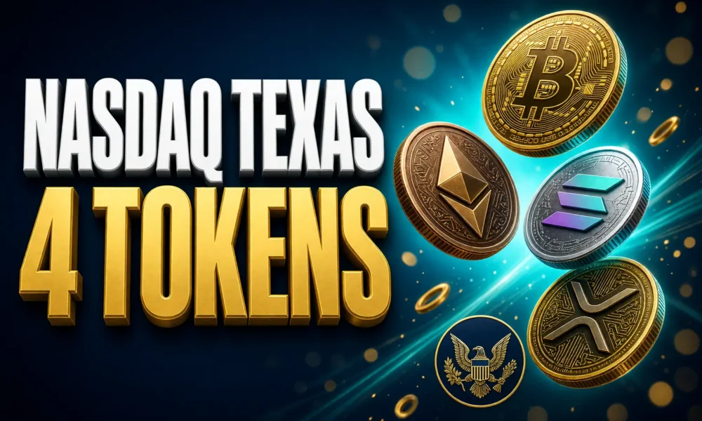 SEC Nasdaq Texas Bitcoin Ether Solana XRP trust listing