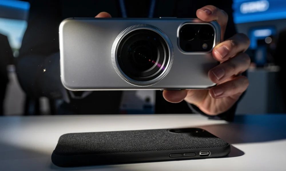 ShiftCam X.Series SuperZoom lens on smartphone periscope