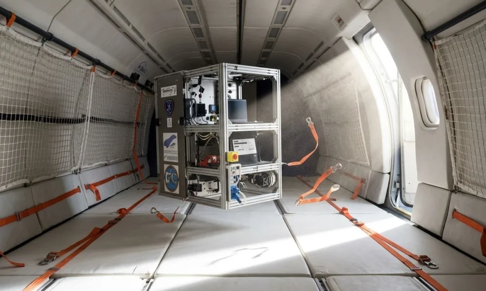 Space Cargo Unlimited Novespace parabolic flight investment