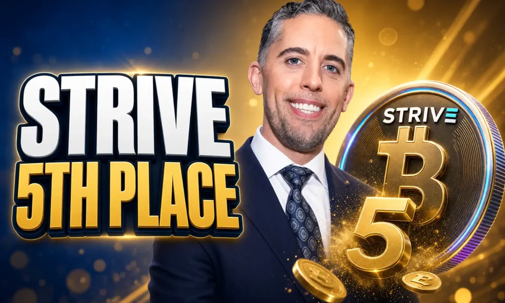 Strive bitcoin treasury fifth place after 1800 BTC buy