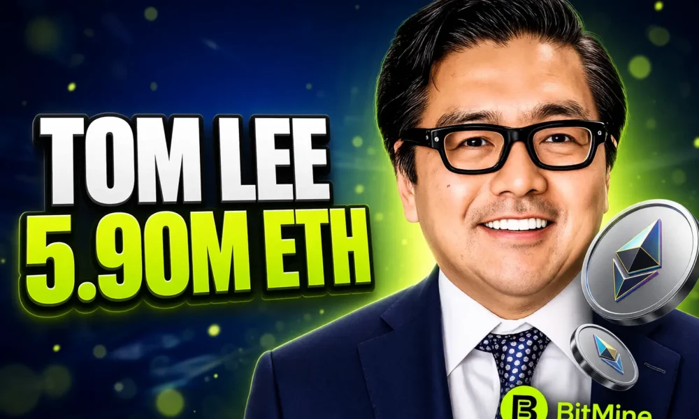 Tom Lee BitMine 5.90 million ETH treasury holdings