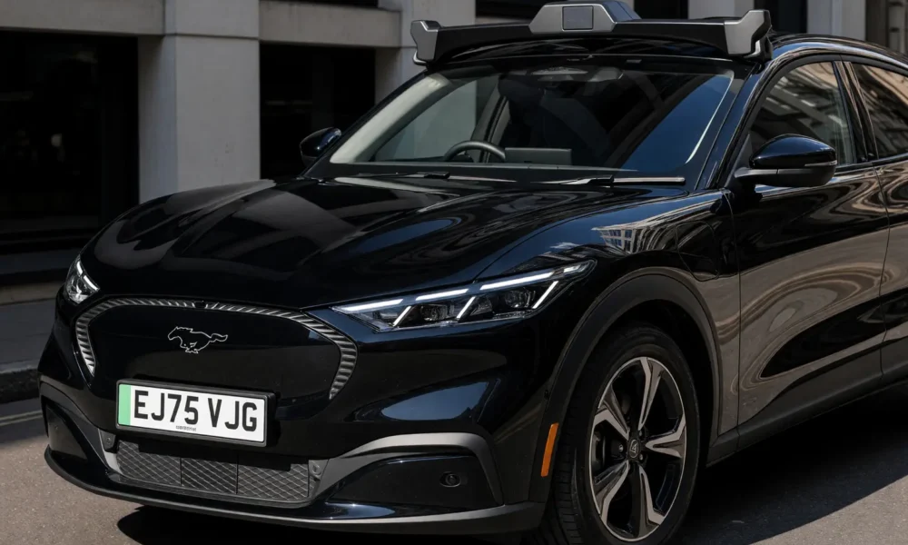 Wayve Uber Mustang Mach-E supervised autonomous London rides