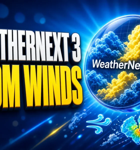 WeatherNext 3 100 meter winds in Google Search
