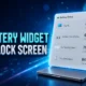 Windows 11 battery widget lock screen connected devices