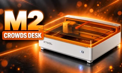 xTool M2 desk footprint vs M1 Ultra