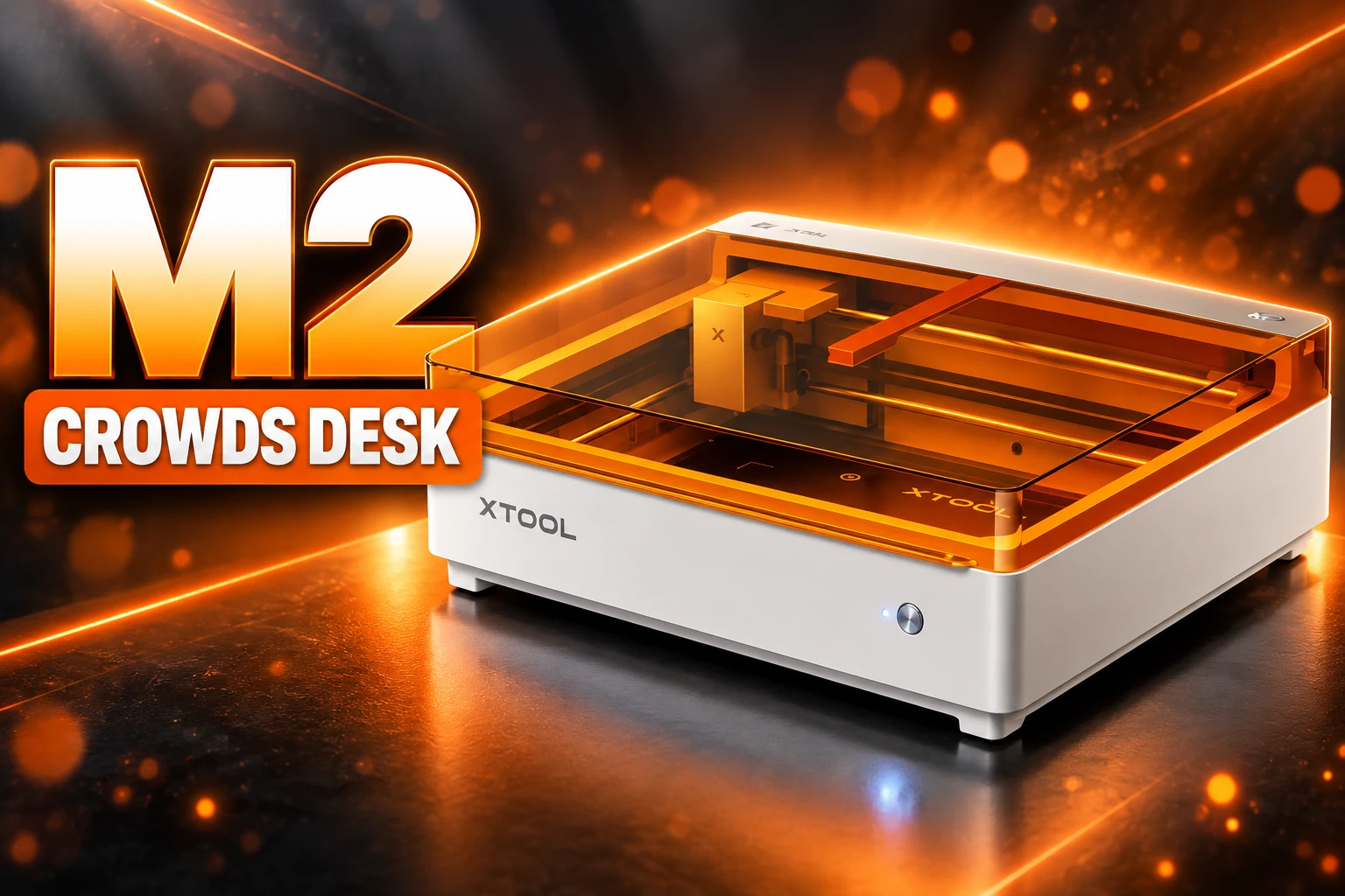 xTool M2 desk footprint vs M1 Ultra