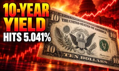 10-year Treasury yield 5.041 percent 2007 high