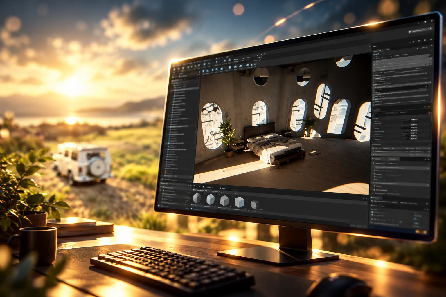 Amara Unreal Engine plugin 3D scene builder