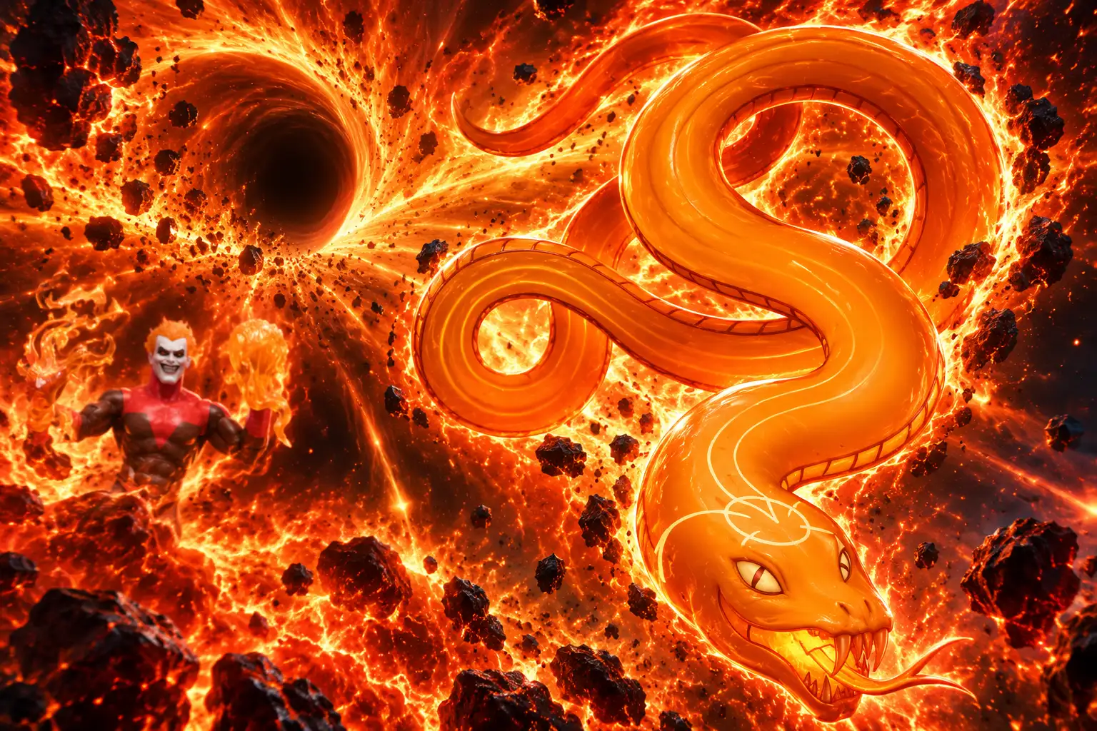 Effigy new Orange Lantern destroys Oa's sun